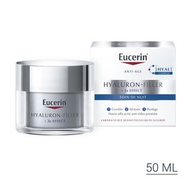 Eucerin® HYALURON-FILLER + 3x EFFECT Soin de Nuit Anti-Âge