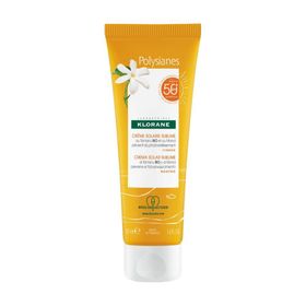 KLORANE Crème Solaire Sublime au Tamanu BIO et Monoï SPF50+ Visage