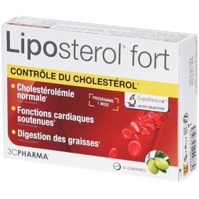 3C Pharma Liposterol Fort – Complément pour le cholestérol et la santé cardiovasculaire