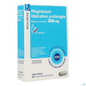 Biogaran Conseil Magnésium Libération Prolongée 300 Mg, Comprimé à libération prolongée, c