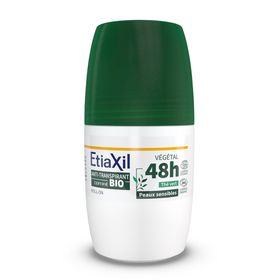 ETIAXIL Déodorant Anti-Transpirant Thé Vert 48H Certifié BIO- Roll-on 50ml