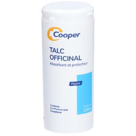 Cooper® Talc Officinal - Poudre absorbante et protectrice