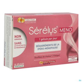 Sérélys MENO, Gélule, complément alimentaire à base de pollens et de vitamine E, bt 30