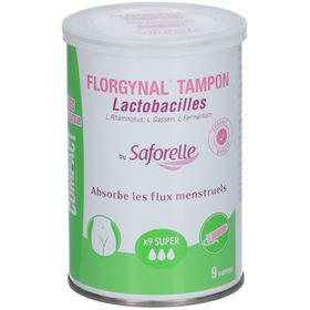 Saforelle® Florgynal® Tampon Probiotique avec applicateur Super