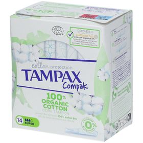 TAMPAX Compak Cotton Super