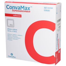 CONVAMAX SUPERABSORBANT ADHESIF - Pansement hydrocellulaire superabsorbant adhésif, stéril