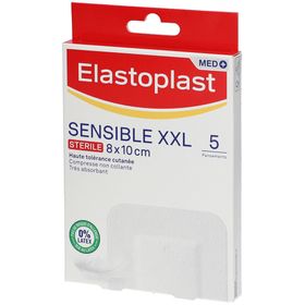 Elastoplast MED Pansements Sensibles XXL 8 x 10 cm
