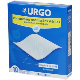 URGO Compresses stériles Non-tissées 10 cm x 10 cm