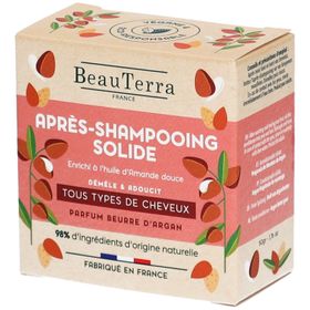 BeauTerra Après-Shampooing Solide - Tous Types de Cheveux