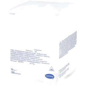 MEDICOMP NON STÉRILE - Compresse en non tissé, non stérile, 40 g. 10 cm x 10 cm (ref. 411