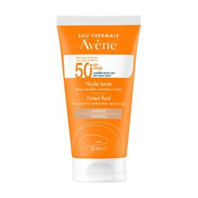 Avène Solaire - Fluide Teinté SPF50+ UVB UVA Lumière Bleue HEV