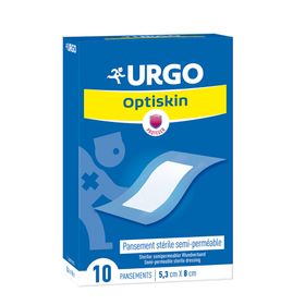 URGO Optiskin Pansement stérile 5,3 cm x 8 cm