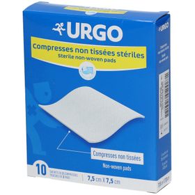 URGO Compresses stériles Non-tissées 7,5 cm x 7,5 cm