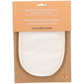 Sanodiane Gant Loofah Naturel Massage Exfoliant