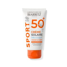 Laboratoires de Biarritz Crème Solaire Bébé & Enfant Sport SPF50+