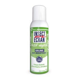 INSECT ECRAN - Brume Anti-Moustiques - Protection contre les piqûres de moustiques - Peau - Actif d'origine végétale - Aérosol