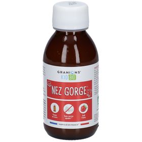 GRANIONS® Kid Bio Nez Gorge - Sirop Aux Plantes Goût Fraise