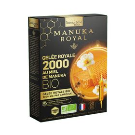 Santarome Gelée Royale 2000 Miel de Manuka Bio Ampoules