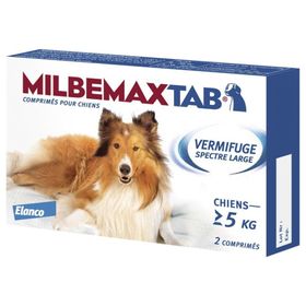 Milbemax Comprimé pour Chiens - Antiparasitaire