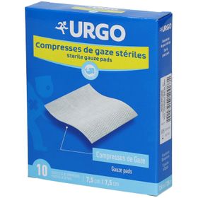 URGO Compresses stériles de gaze 7,5 cm x 7,5 cm