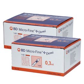 BD Micro-Fine + 0,3 ml