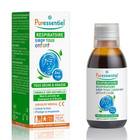 PURESSENTIEL RESPIRATOIRE Sirop Toux Enfant - 140 ml