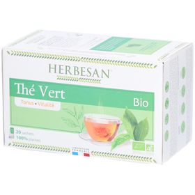 Herbesan Bio Thé Vert Infusion Tonus et Vitalité