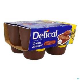 Delical Crème Dessert HP-HC Sans Lactose Saveur Chocolat