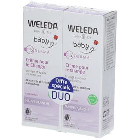 WELEDA Baby Derma Crème pour le Change à la Mauve blanche