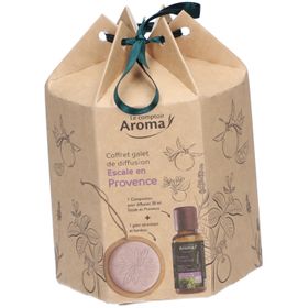 Le comptoir Aroma COFFRET GALET & COMPOSITION POUR DIFFUSION ESCALE EN PROVENCE