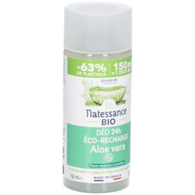 Natessance Bio Déo 24h Eco-Recharge Aloe Vera