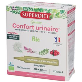 QUATUOR CONFORT URINAIRE BIO - 20 Unidoses de 15 ml