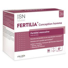 Fertilia Conception Homme, Poudre à diluer, complément alimentaire préconceptionnel, bt 30