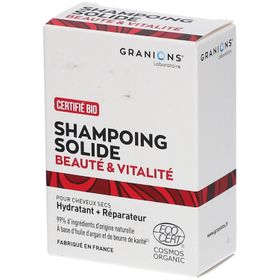 GRANIONS® Shampoing Solide Certifié Bio - Beauté & Vitalité