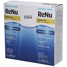 ReNu Advanced Solution Multifonctions Lentilles de Contact Souples Pack x2