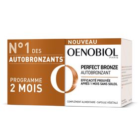 OENOBIOL DUO PERFECT BRONZE Autobronzant Complément alimentaire - Lot de 2 x 30 capsules