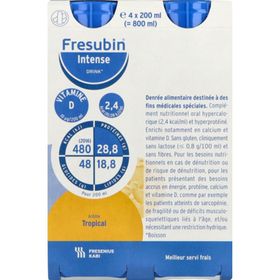 Fresubin Intense Drink, Denrée alimentaire destinée à des fins médicales spéciales, tropic