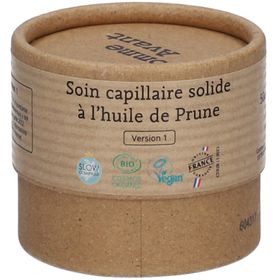 Comme Avant Soin capillaire solide bio à l'huile de prune sans parfum