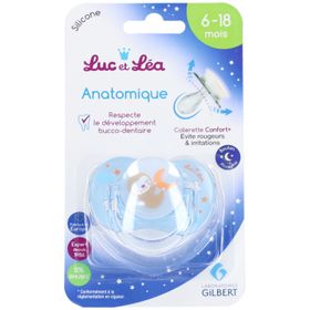 LUC ET LÉA Sucette anatomique – Paresseux 6-18 mois