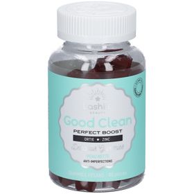 Lashilé Beauty - Good Clean - UNE PEAU ÉCLATANTE, SAINE & SANS IMPERFECTION - Formules sans scures - Cure 1 mois - 60 Gummies - Fabrication Française - Zinc, Ortie, Bardane…