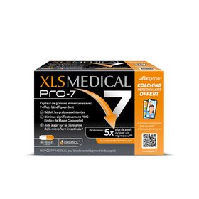 XLS MEDICAL PRO 7- Aide à la perte de poids - 180 gélules-1 mois + coaching OFFERT