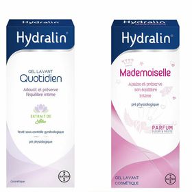 Hydralin® Quotidien Gel Lavant + Mademoiselle Gel Lavant Intime