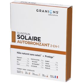 GRANIONS Oligo'Sun Solaire Autobronzant 2-en-1 Format 1 mois