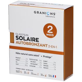 GRANIONS Oligo'Sun Solaire Autobronzant 2-en-1 Format 1 mois