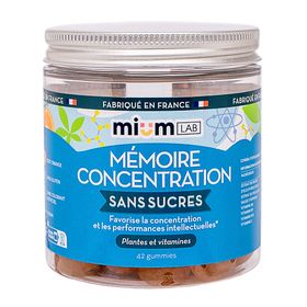 Mium Lab Gummies Mémoire et Concentration