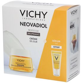 Vichy Coffret Neovadiol Protocole Post-Ménopause Relipidant Crème post-ménopause 50ml + Mini Sérum Neovadiol 15ml Offert