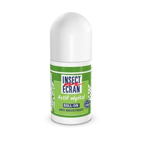 INSECT ECRAN - Roll-on Anti -Moustiques - Protection zones ciblées de la peau contre les piqûres de moustiques - Moustiques  & tiques -  Eucalyptus citriodora oil (H/C) 20%