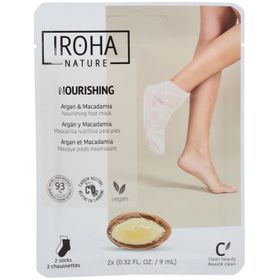 IROHA NATURE Chaussettes de masque nourrissant à l'argan