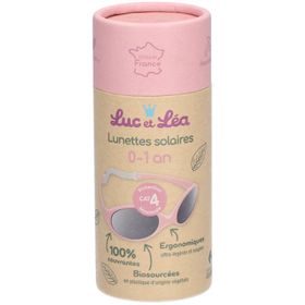 Luc & Léa Lunettes de soleil bébé rose 0-1 an