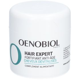 OENOBIOL HAIR EXPERT Fortifiant Anti-Âge - Nouveau - Marc de Raisin et Céramides - Efficacité prouvée - Favorise la brillance - Fortifie et revitalise -  Complément alimentaire 30 capsules - Programme 1 mois
